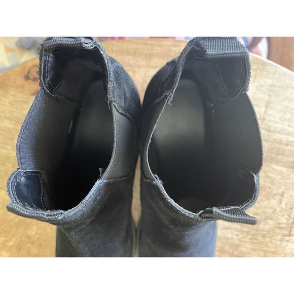 KENSIE  Genuine Black Suede Women’s Pull On Chelsea Boot Size 6.5 M - Picture 8 of 8